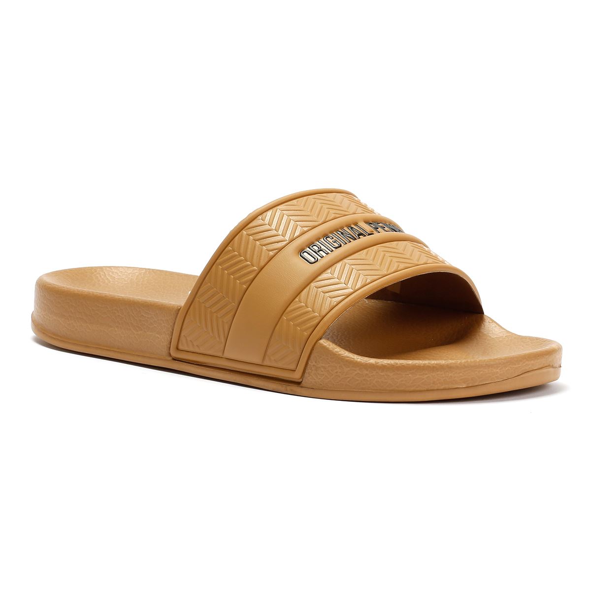 Penguin Paradise Herren Braune Slipper