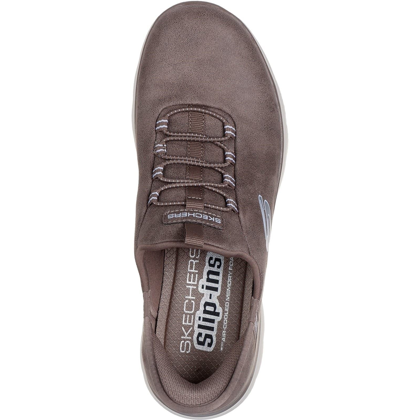 Skechers Summits Unknown Trail Synthetik Damen Braune Sneakers