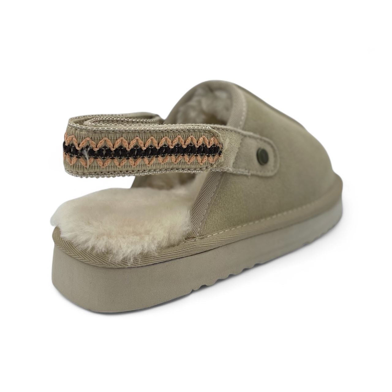 Osprey London The Constellation Wildleder Damen Beigen Hausschuhe