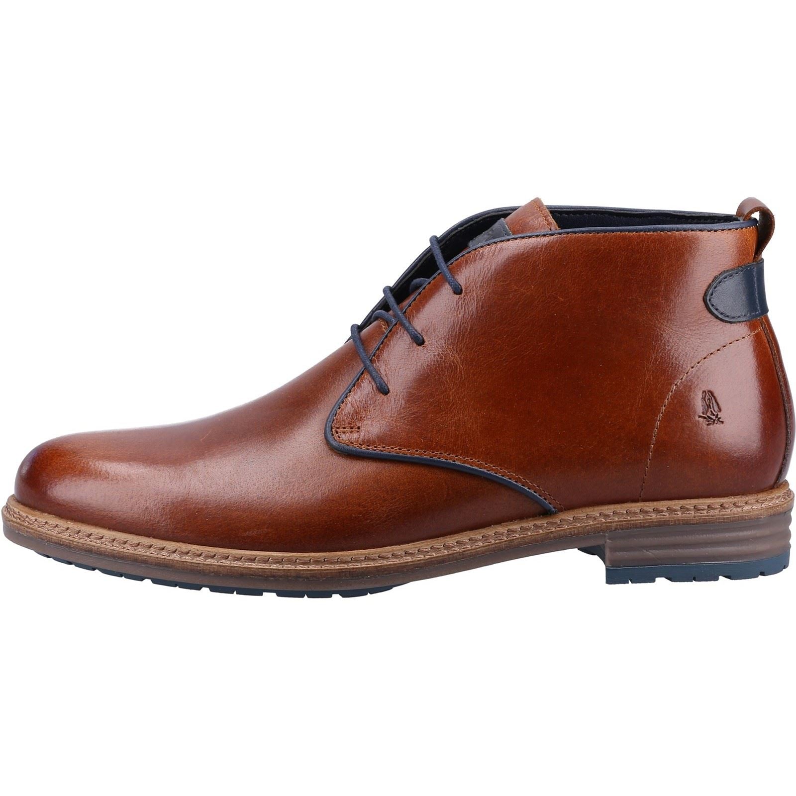 Hush Puppies Jonas Chukka Leder Herren Stiefel In Tan