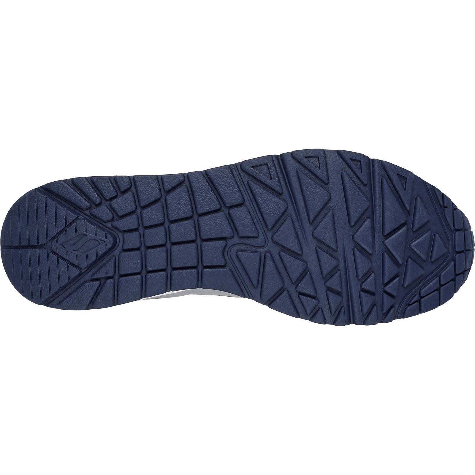 Skechers Uno - Retro One Leder Herren Graue Sneakers
