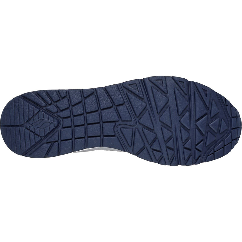 Skechers Uno - Retro One Leder Herren Graue Sneakers