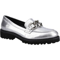 Hush Puppies Gianna Leder Damen Silber Loafers