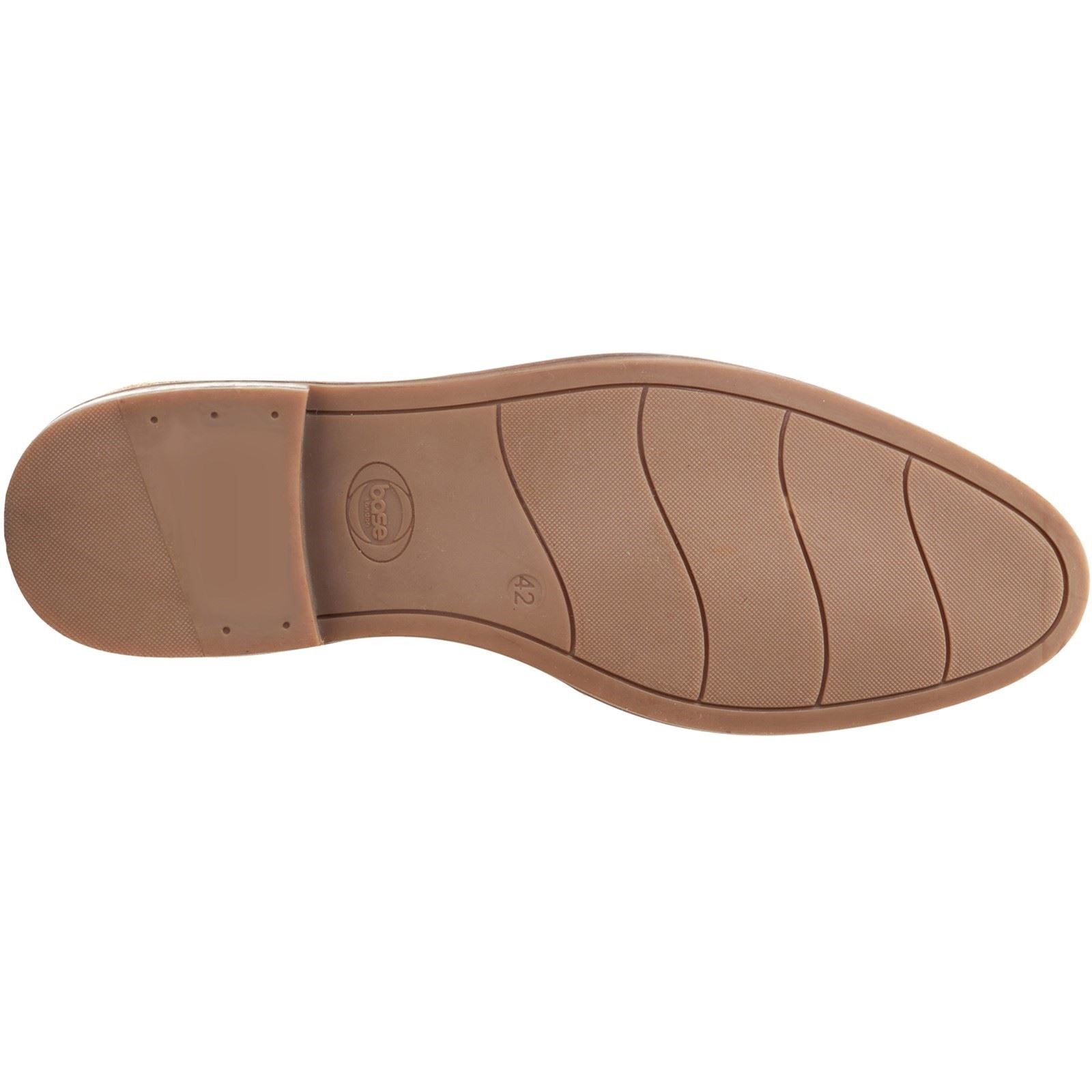 Base London Virgil Leder Herren Stiefel In Verbranntem Braun