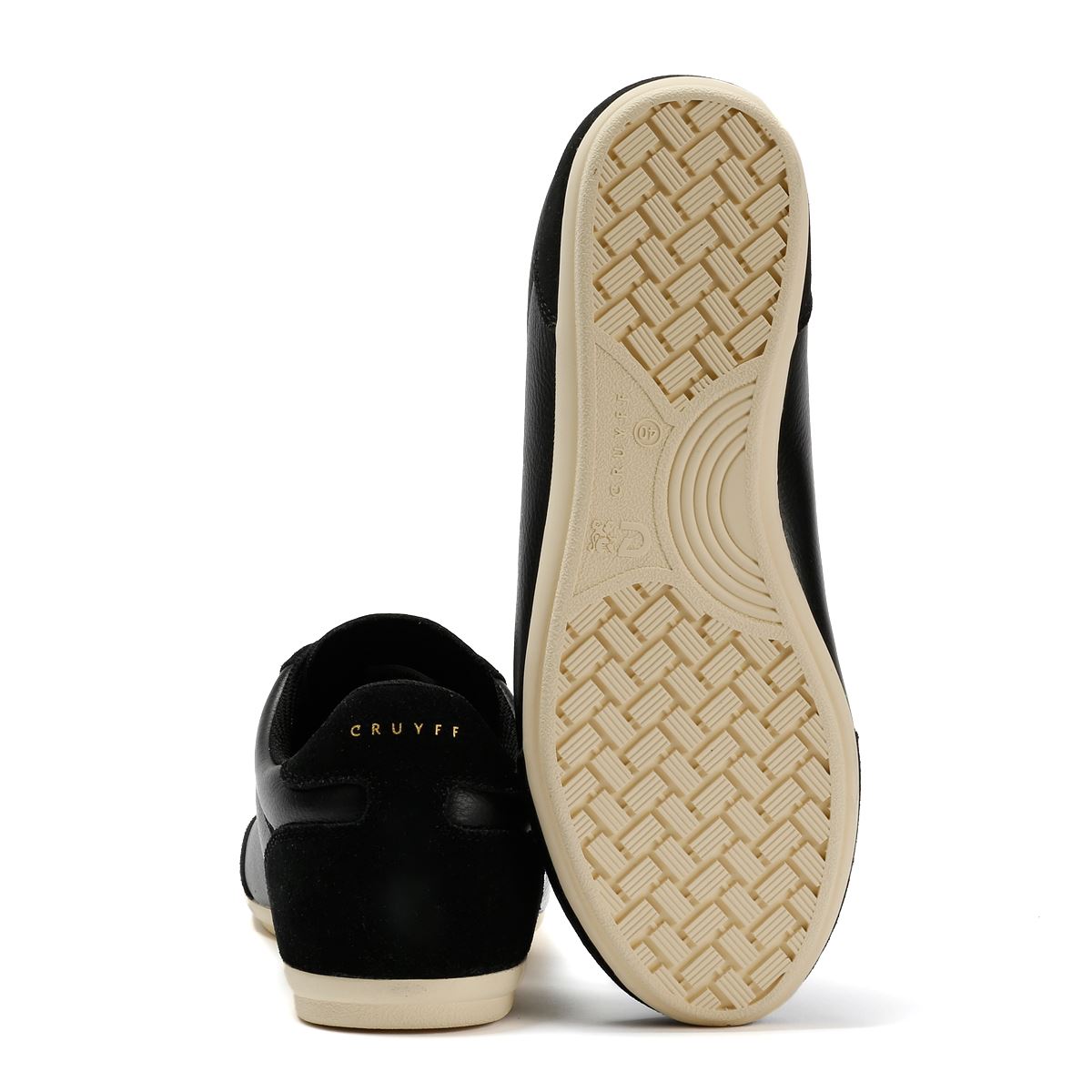 Cruyff Recoupa Leder Herren Schwarze Sneakers
