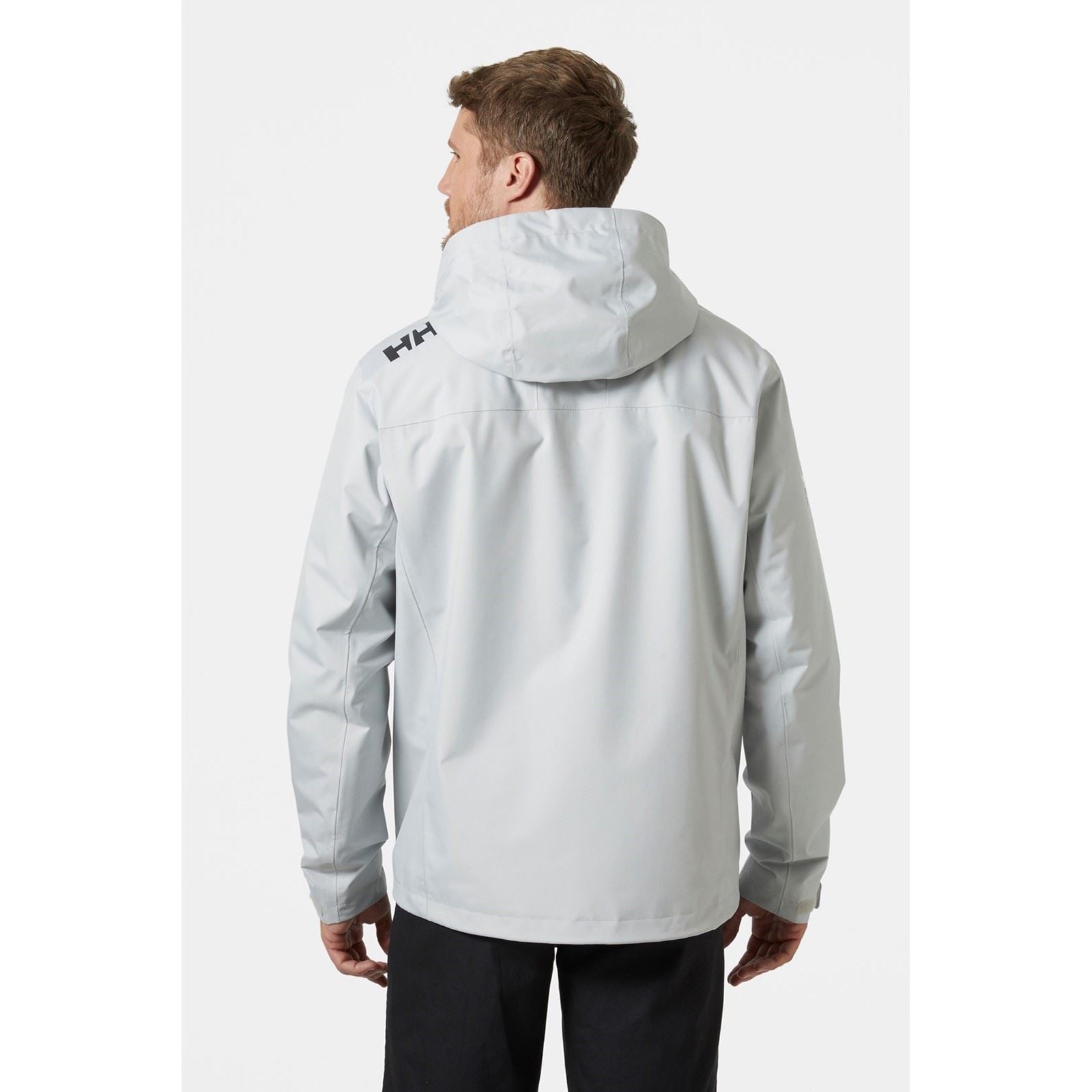 Helly Hansen Sport Crew Hooded Midlayer Sailing 2.1 Herren Graue Segeljacke