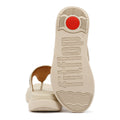 FitFlop F-Mode Go Adjustable Flatform Damen Gold Sandalen
