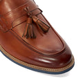 Dune Simley Leder Herren Slipper In Beige