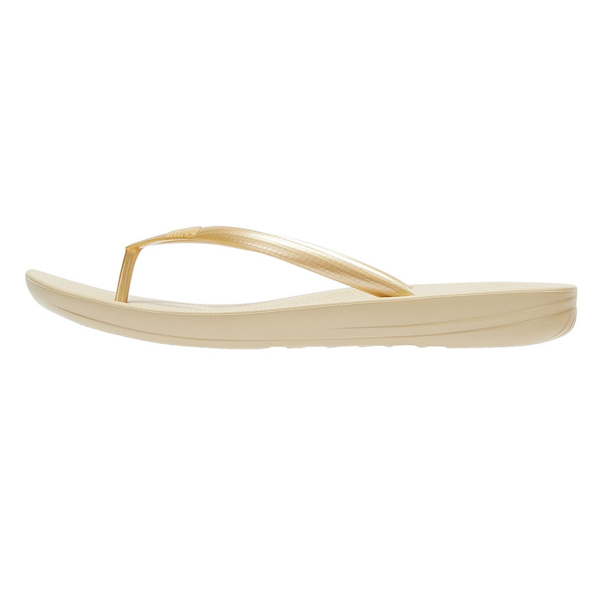 Fitflop IQushion Ergonomic Damen Gold Flip Flops
