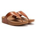 FitFlop Lulu Leder Damen Tan Sandalen