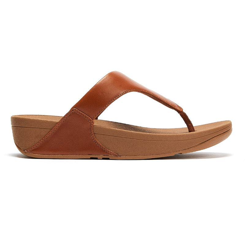 FitFlop Lulu Leder Damen Tan Sandalen