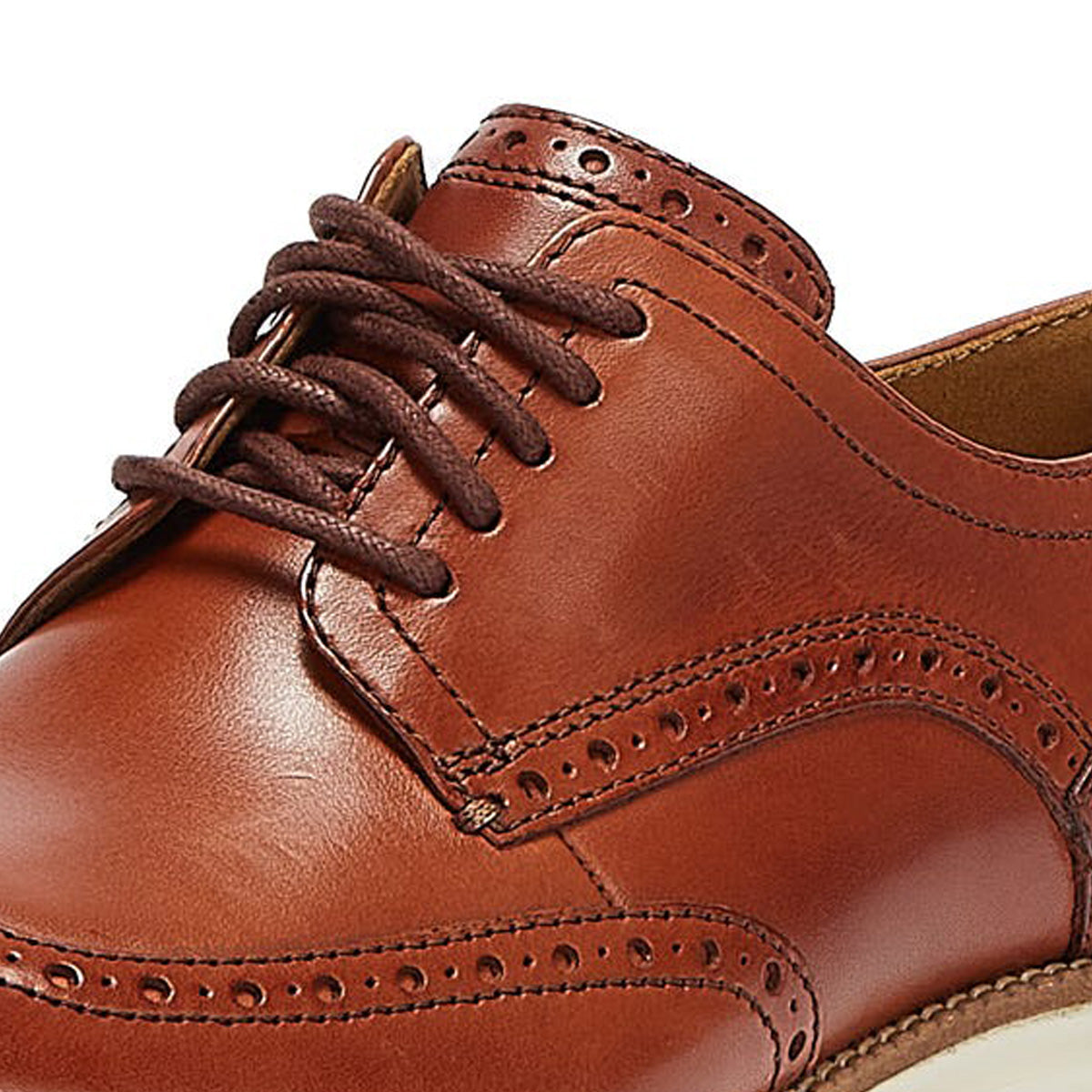 Cole Haan ØriginalGrand Shortwing Oxford Herren Braun / Weiß Brogues