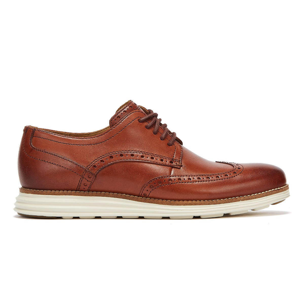 Cole Haan ØriginalGrand Shortwing Oxford Herren Braun / Weiß Brogues