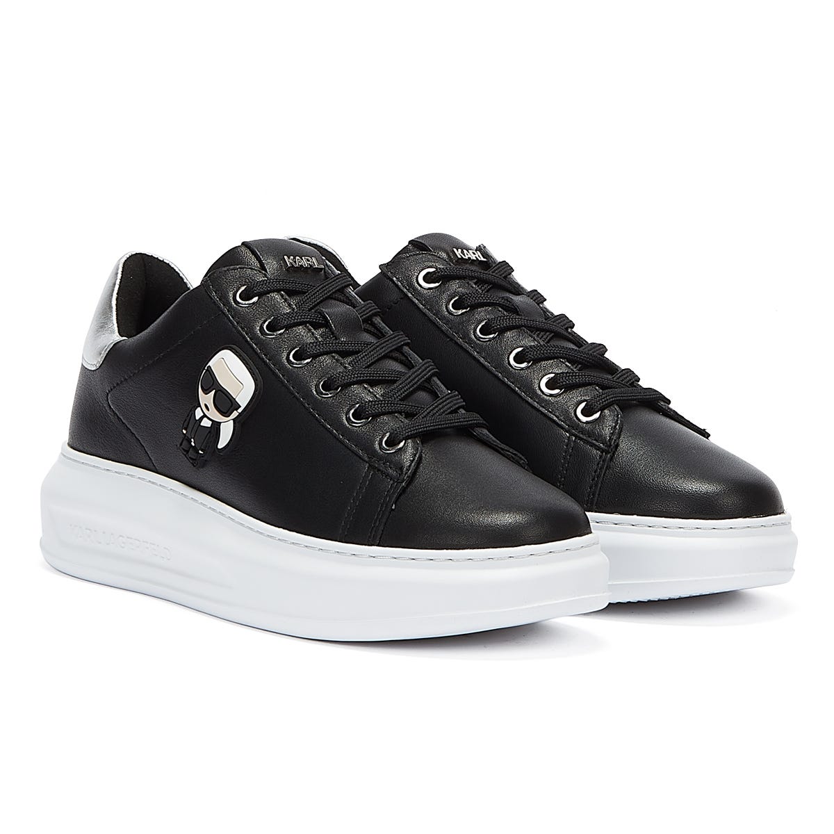 Karl Lagerfeld Kapri Karl Ikonic Womens Schwarz Turnschuhe