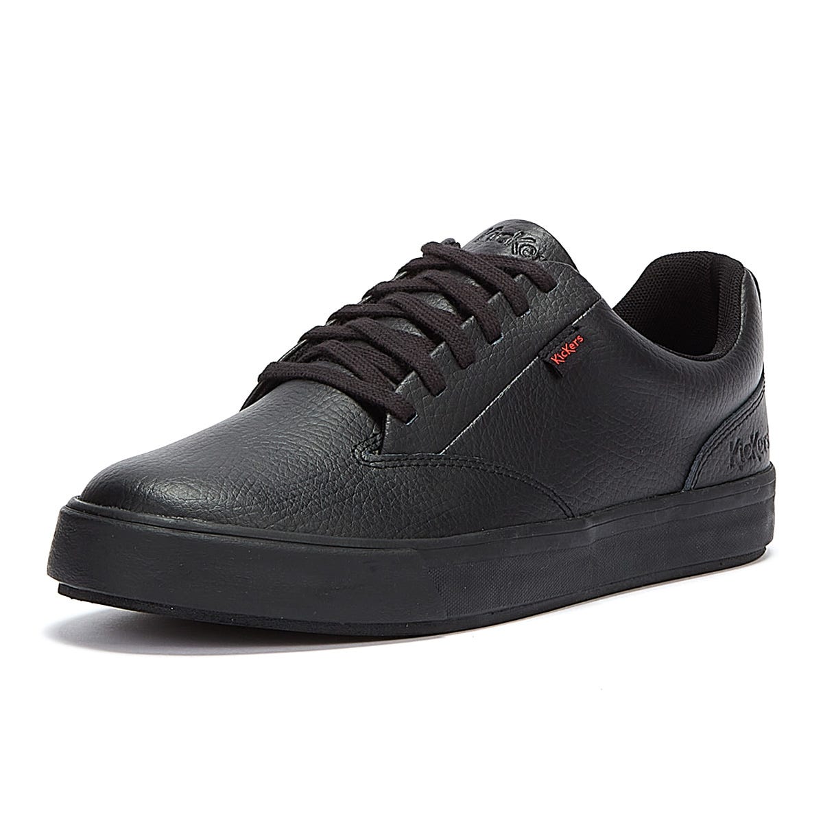 Kickers Tovni Tumble Leder Männer Schwarz Schuhe
