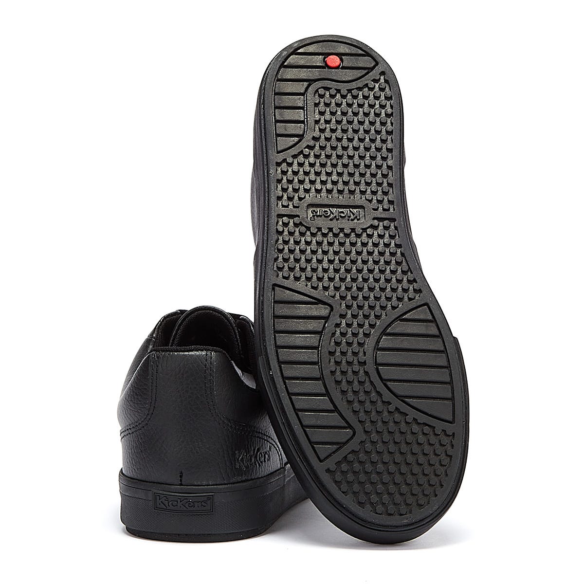 Kickers Tovni Tumble Leder Männer Schwarz Schuhe