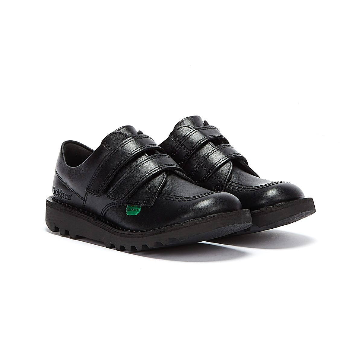 Kickers Junior Kick Lo Velcro Schwarz