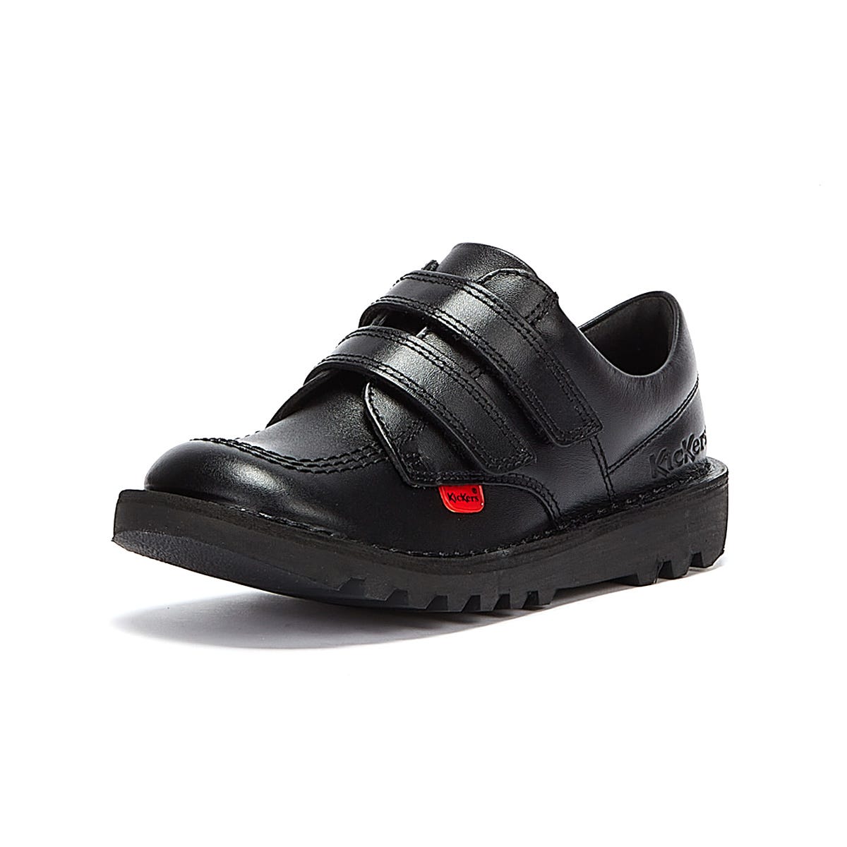 Kickers Junior Kick Lo Velcro Schwarz