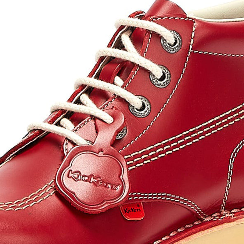 Kickers Kick Hi Herren Stiefel aus rotem Leder