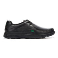 Kickers Reasan Lace Herren Schwarz Leder Schuhe
