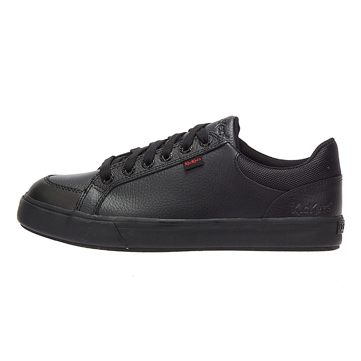 Kickers Tovni Lo Gepolsterte Leder Herren Schwarz Schuhe