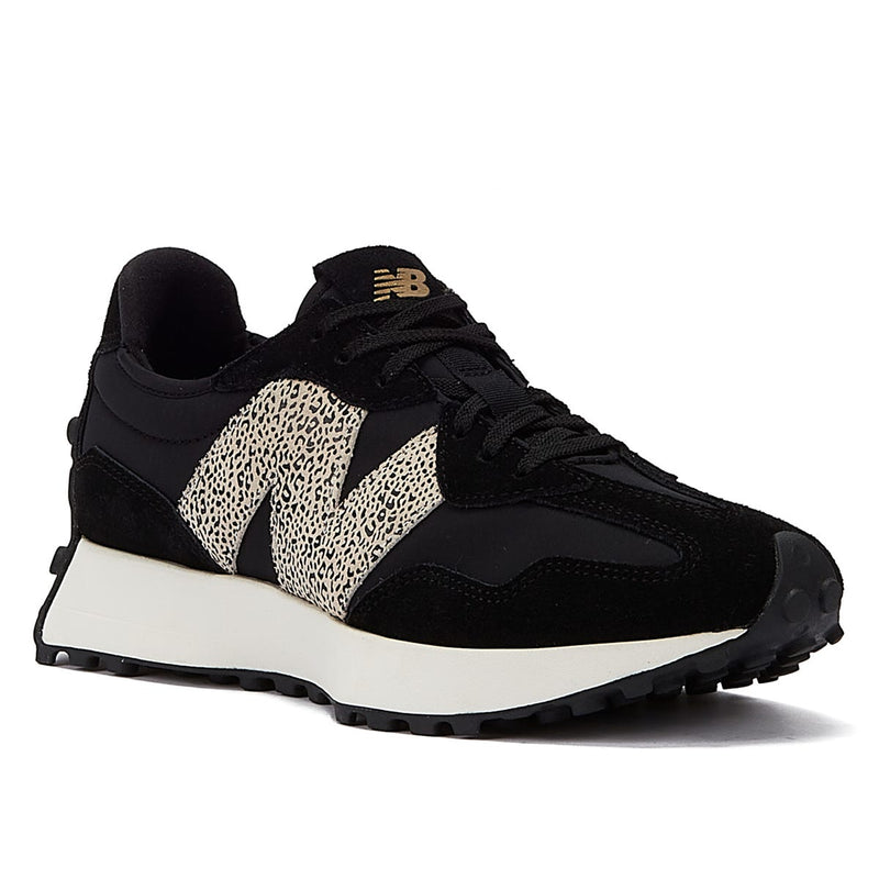 New Balance 327 Damen Animal Print Schwarz Turnschuhe