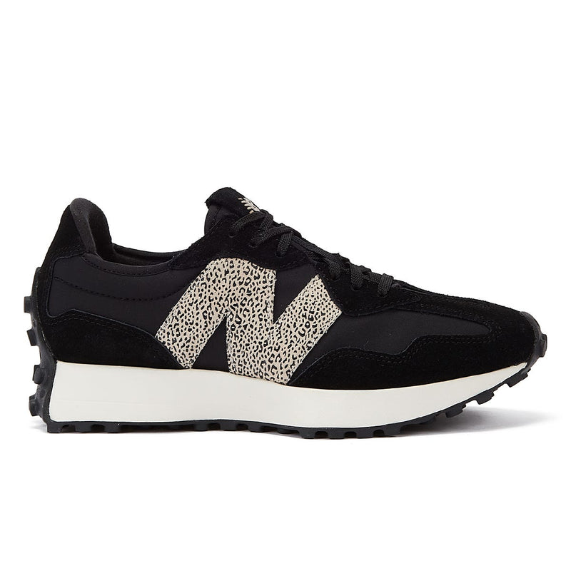 New Balance 327 Damen Animal Print Schwarz Turnschuhe