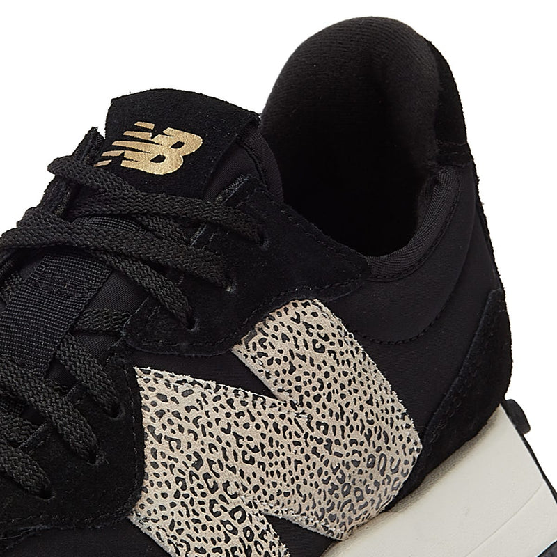 New Balance 327 Damen Animal Print Schwarz Turnschuhe