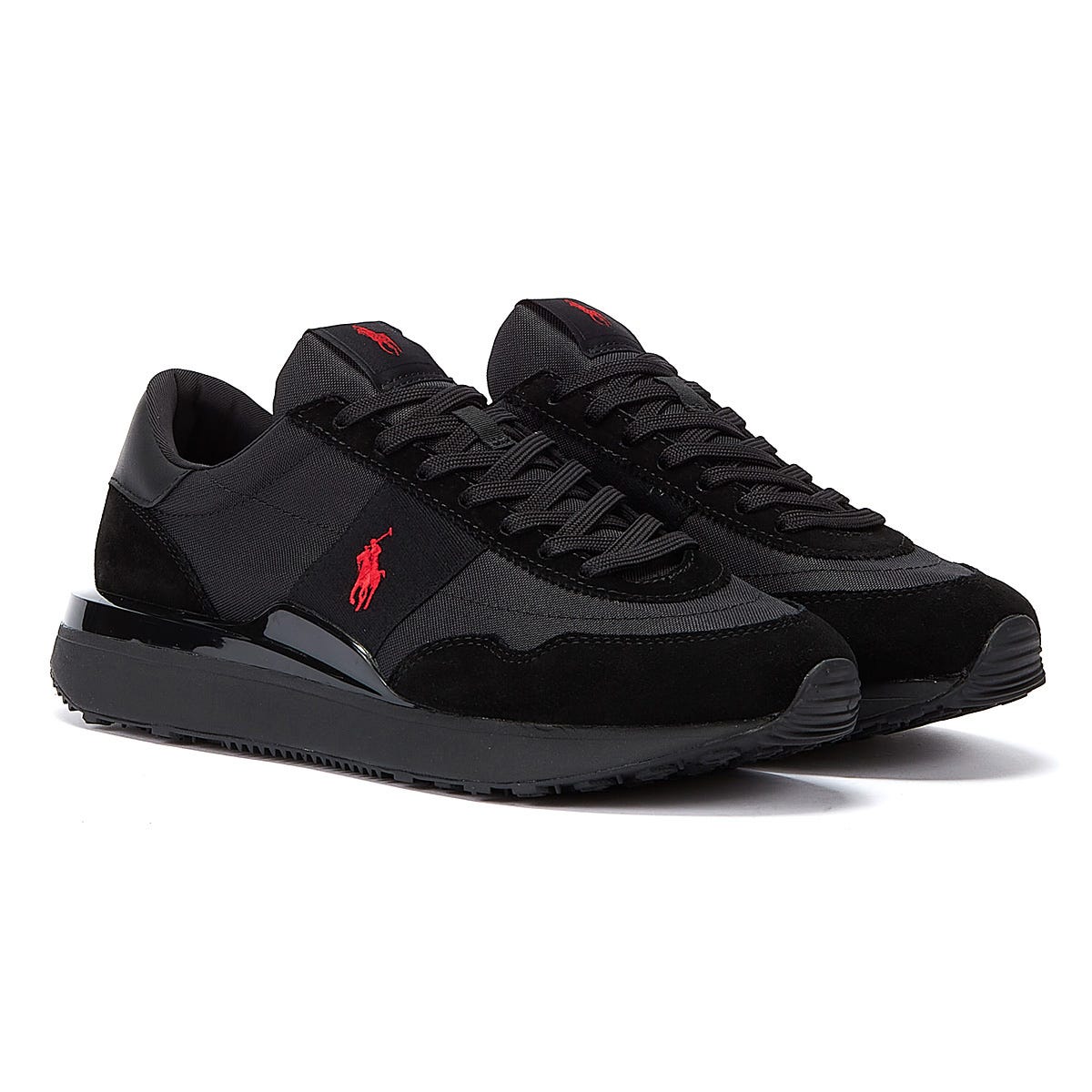 Ralph Lauren Train 89 Triple Herren Schwarz / Rot Trainer