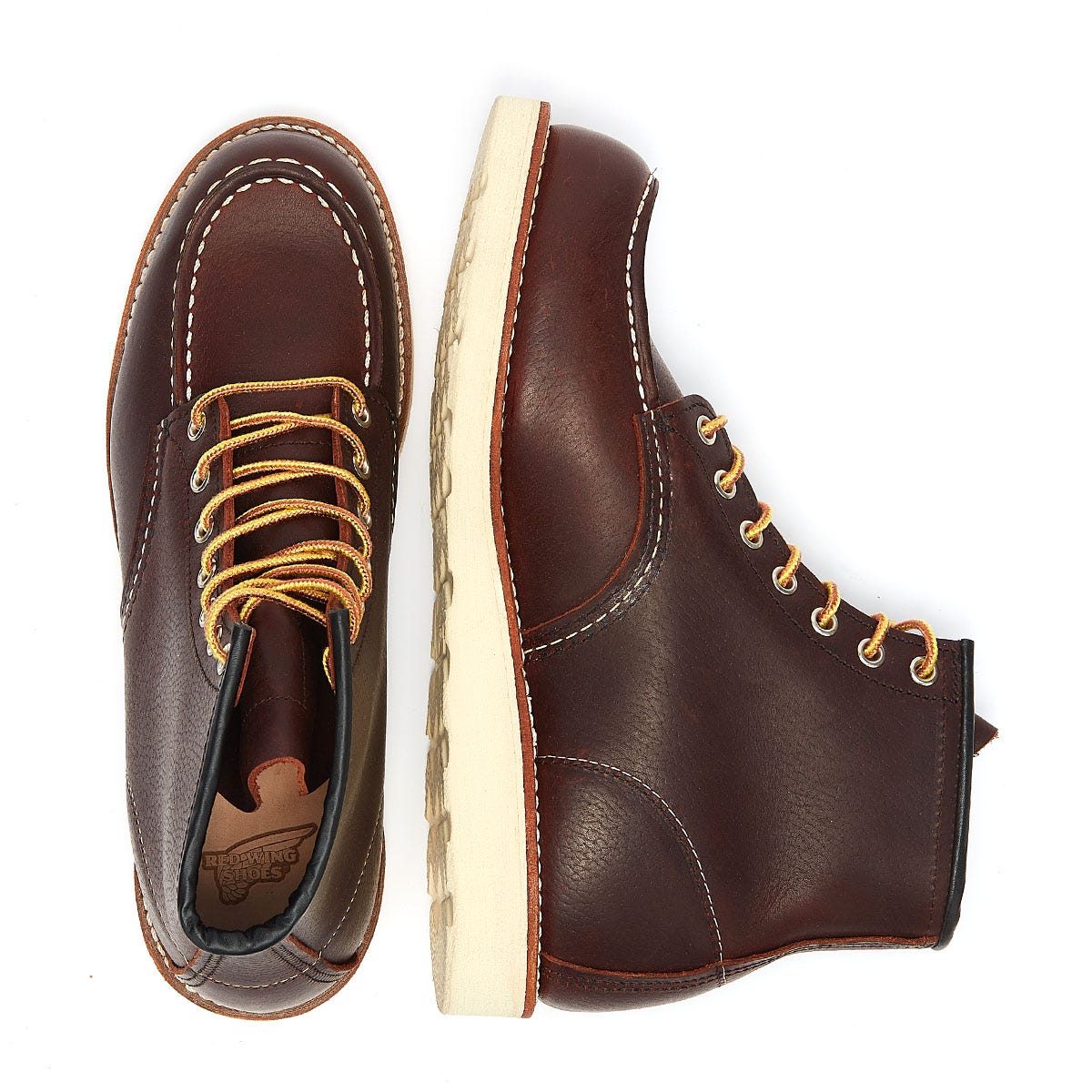 Red Wing Schuhe Mens Briar Öl Slick 6-Zoll-Moc Toe Stiefel