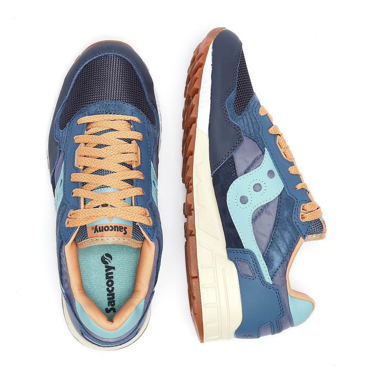 Saucony Shadow 5000 Vintage Herren Navy / Tan Turnschuhe