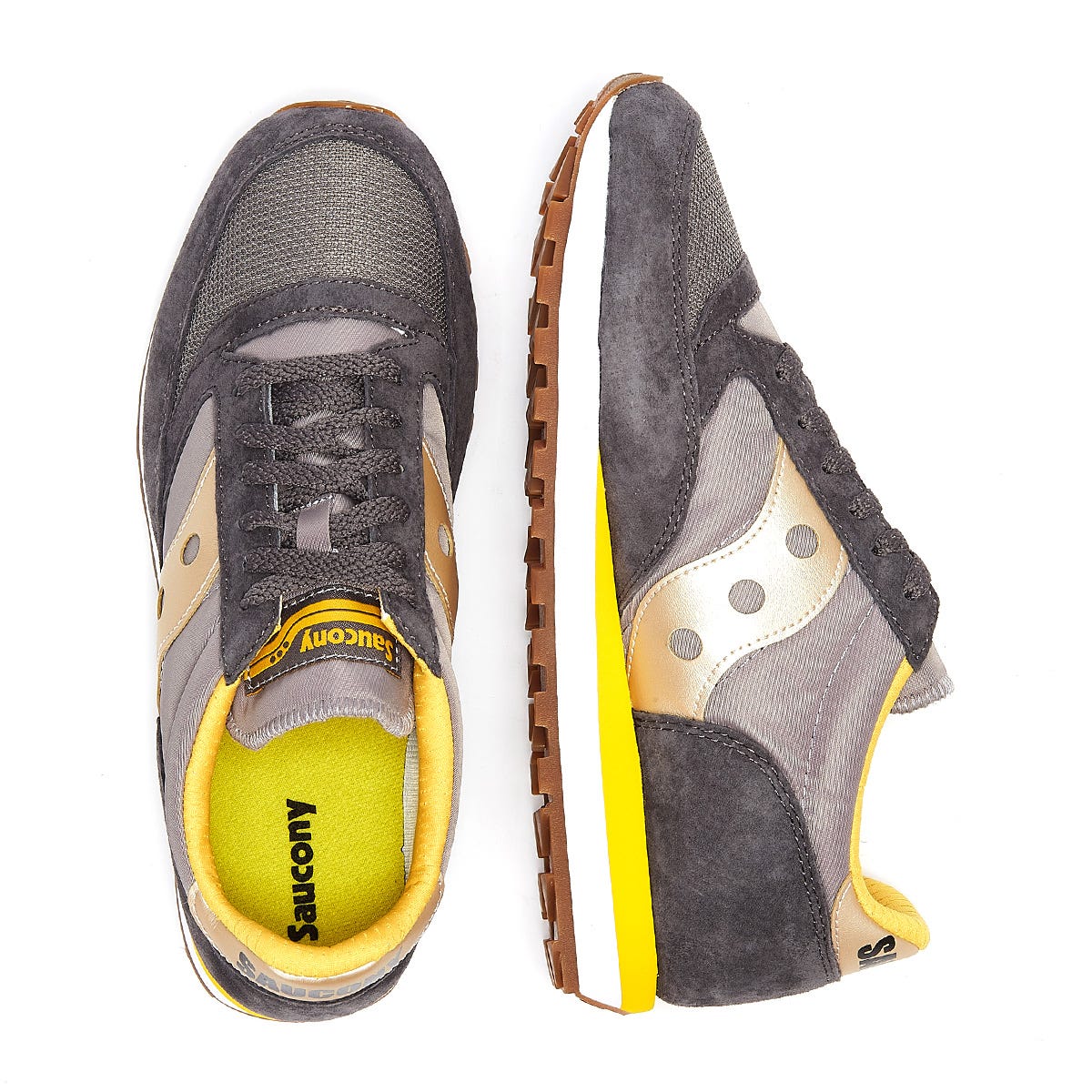 Saucony Jazz 81 Herren Grau / Gelb Turnschuhe