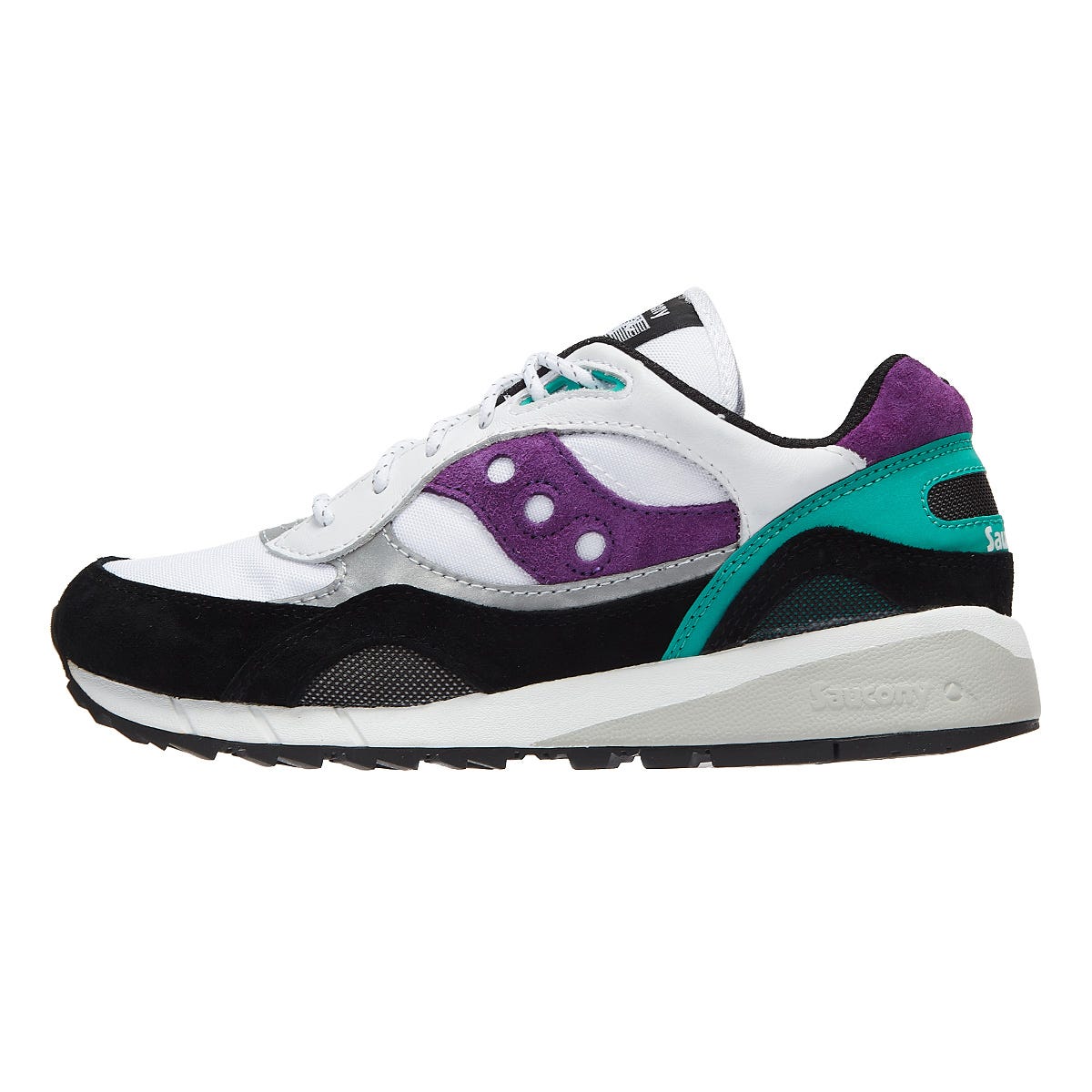 Saucony Shadow 6000 Herren Weiß / Teal / Lila Turnschuhe