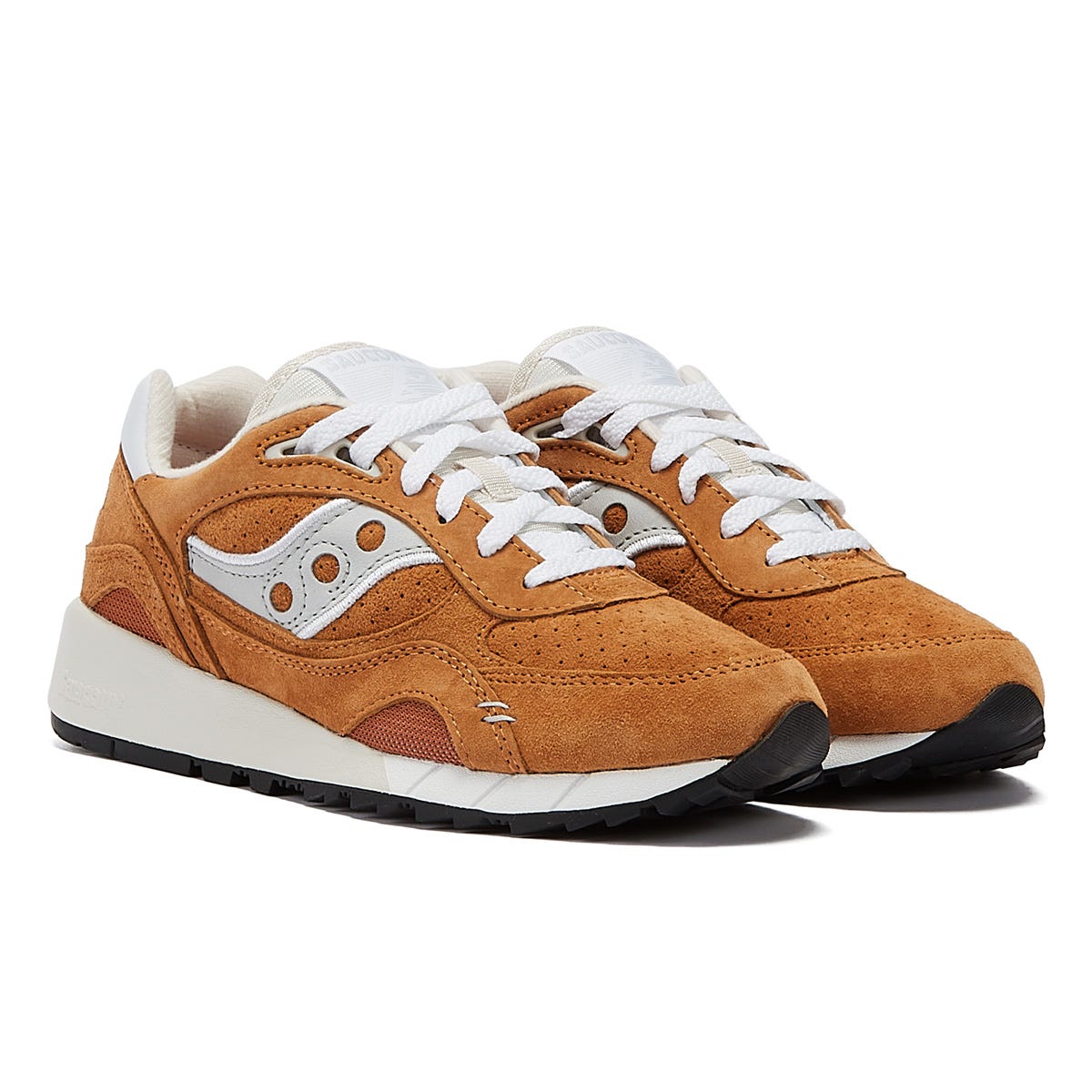 Saucony Shadow 6000 Wildleder Premium Herren Orange Turnschuhe