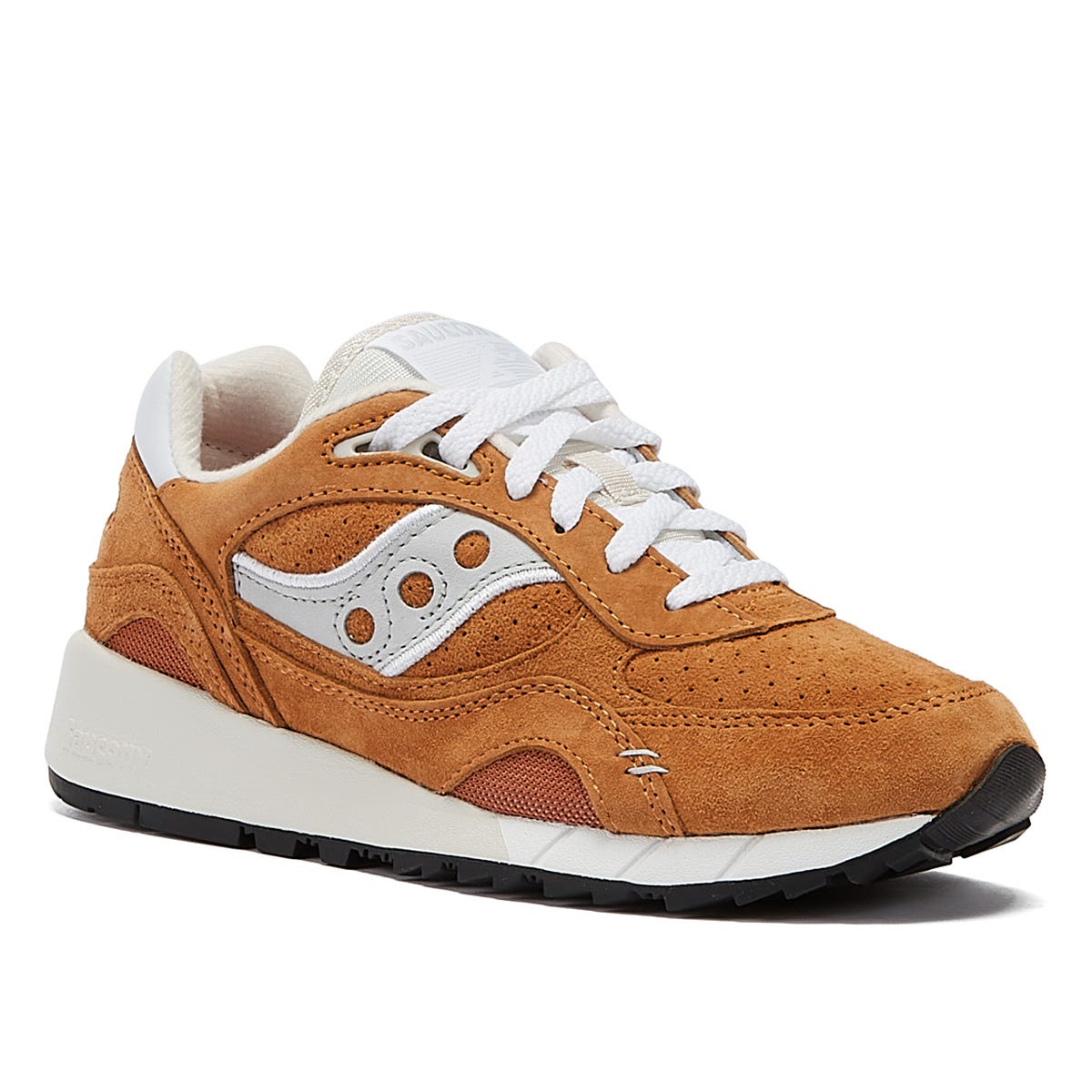 Saucony Shadow 6000 Wildleder Premium Herren Orange Turnschuhe