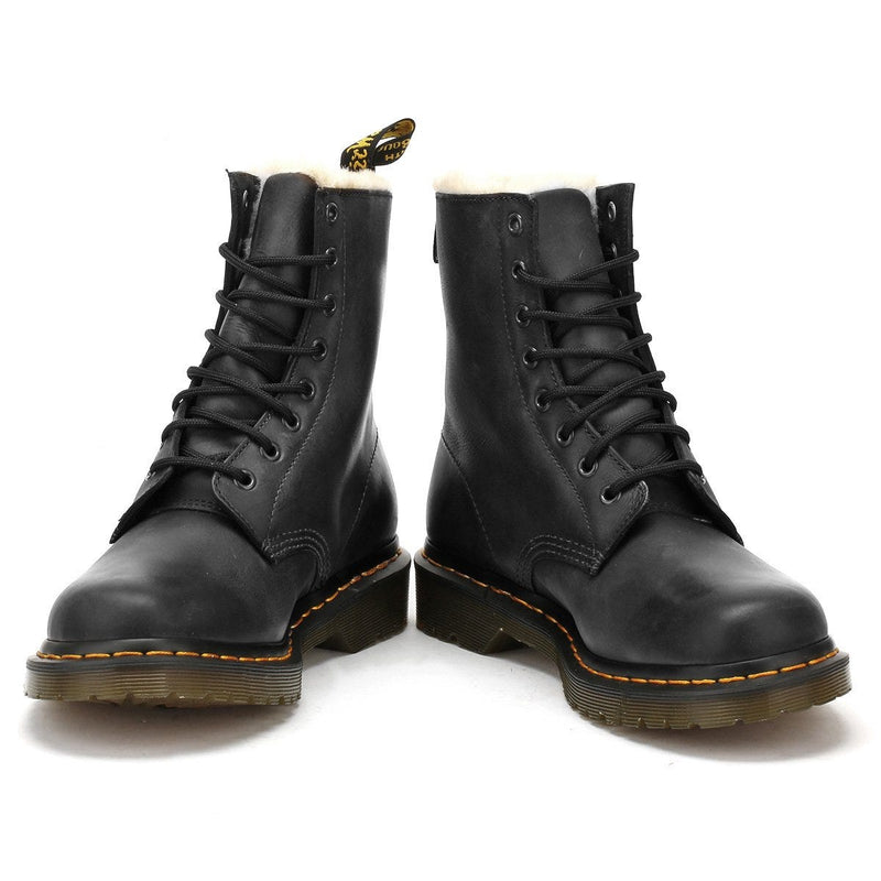 Dr. Martens Serena Wyoming Damen Schwarz Leder Stiefel