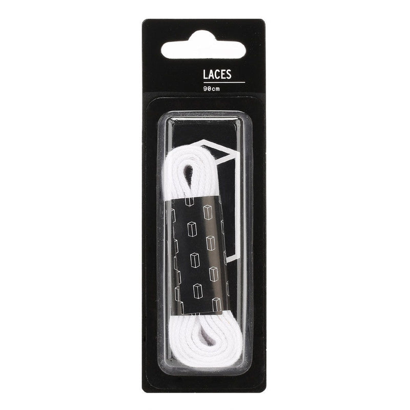 Tower London Flache Schnürsenkel weiß (90cm)