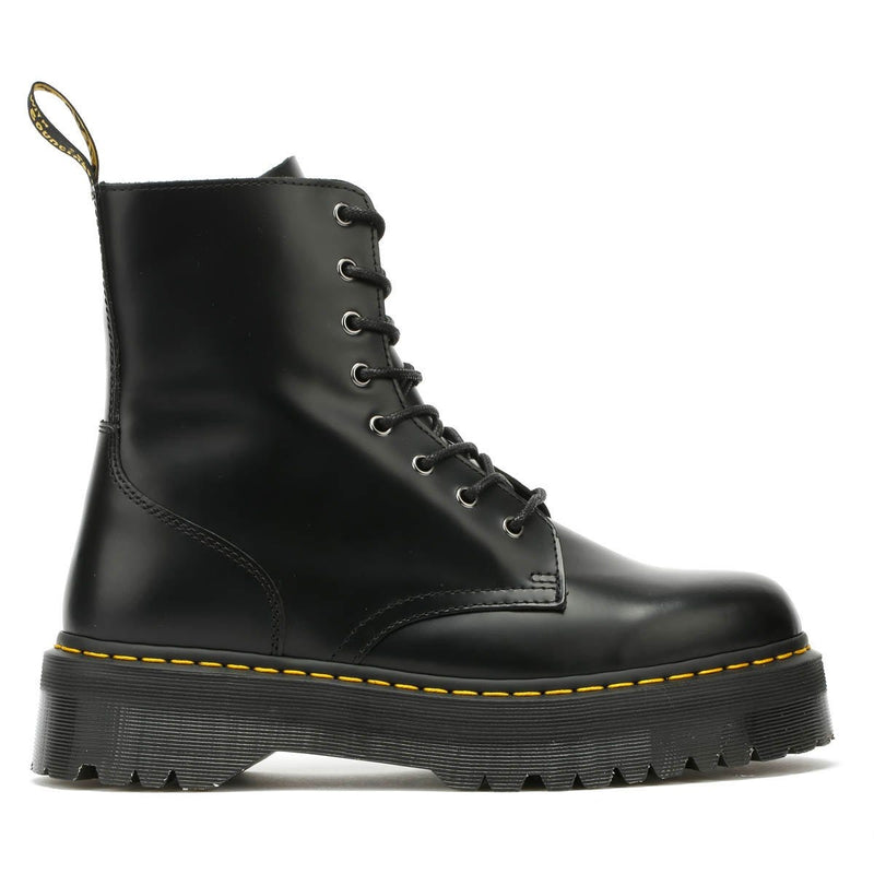 Dr. Martens Jadon Smooth Damen Schwarz Plateaustiefel