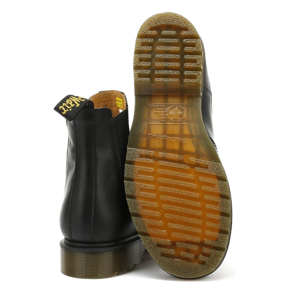 Dr. Martens 2976 Womens Schwarz Leder Chelsea Stiefel