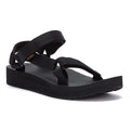Teva Midform Universal Damen Schwarz / Schwarz Sandalen