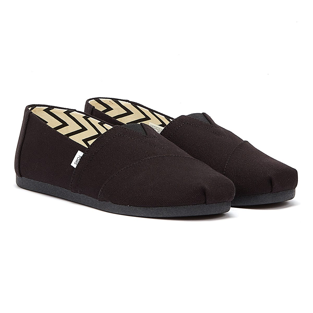 TOMS Alpargata Cotton Canvas Herren Schwarz / Schwarz Espadrilles