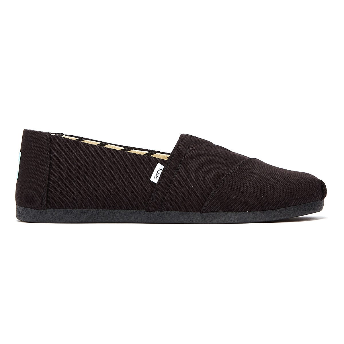 TOMS Alpargata Cotton Canvas Herren Schwarz / Schwarz Espadrilles