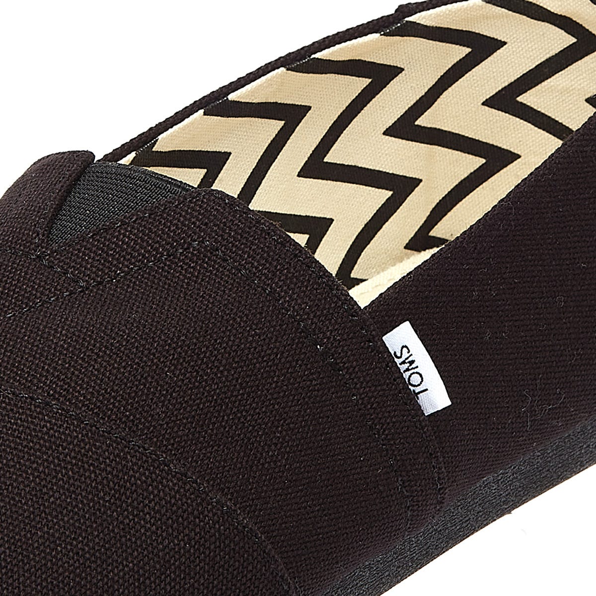 TOMS Alpargata Cotton Canvas Herren Schwarz / Schwarz Espadrilles