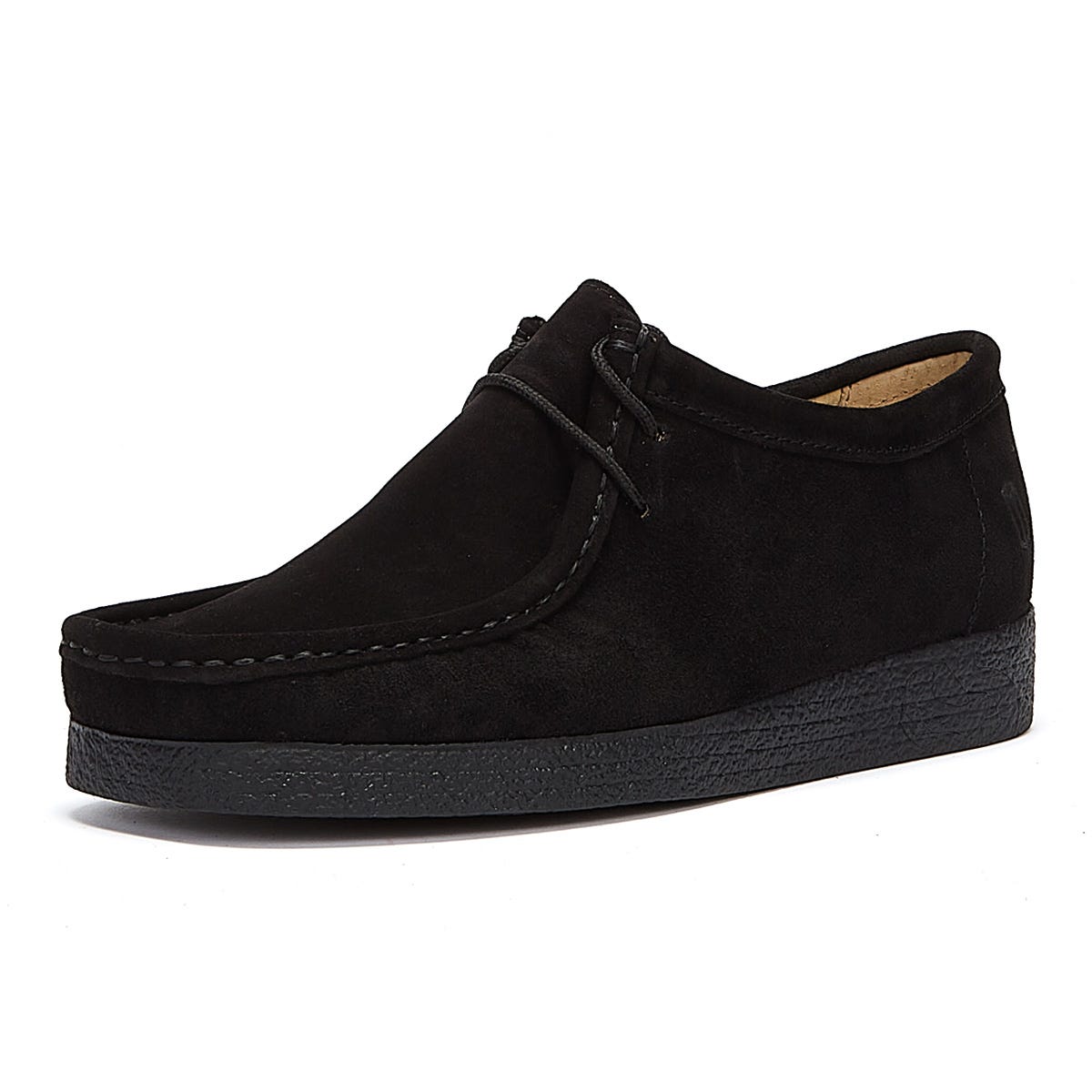 Tower London Apache Schwarz Wildleder Schuhe