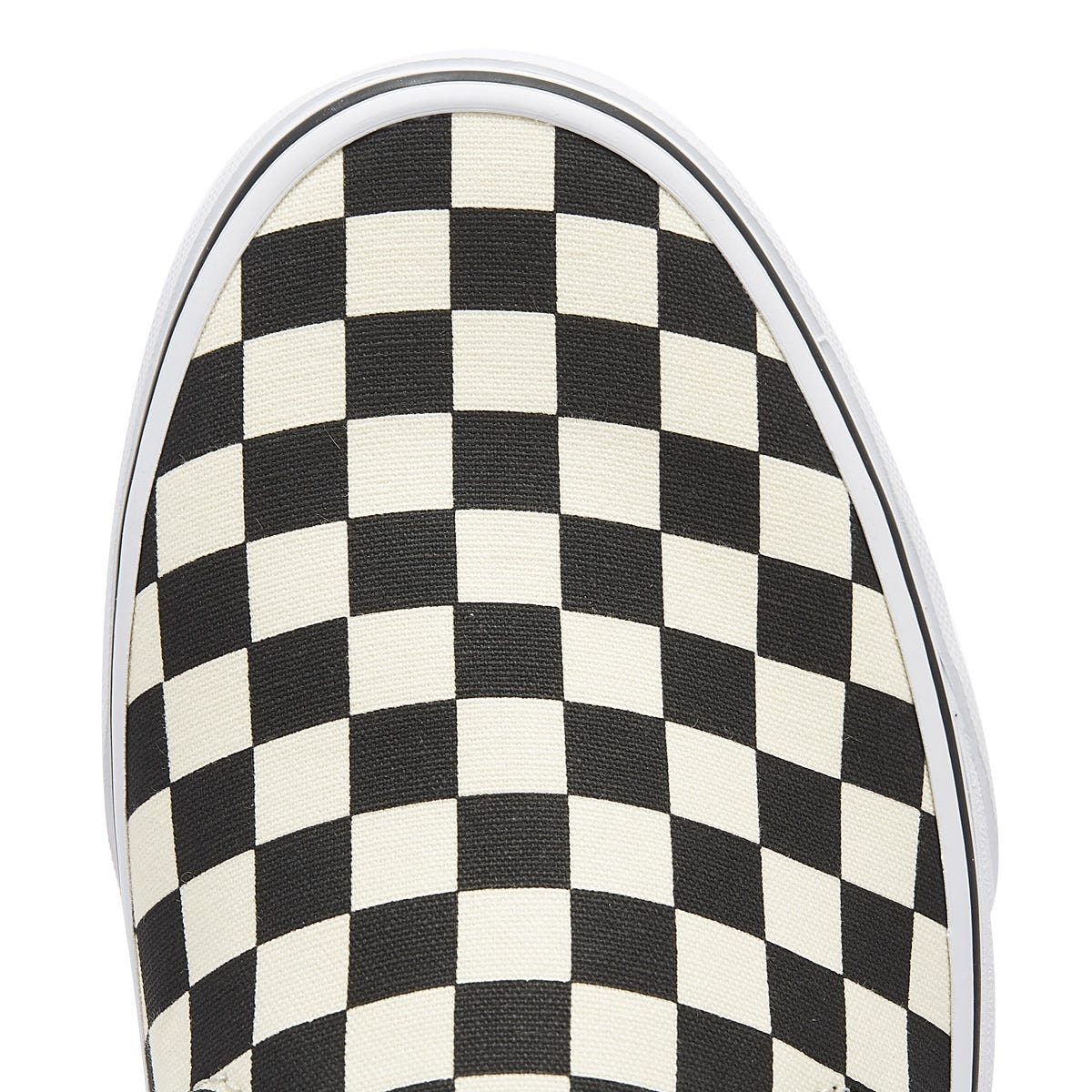 Vans Classic Slip-On Womens Schwarz / Weiß Checkerboard Canvas Trainer