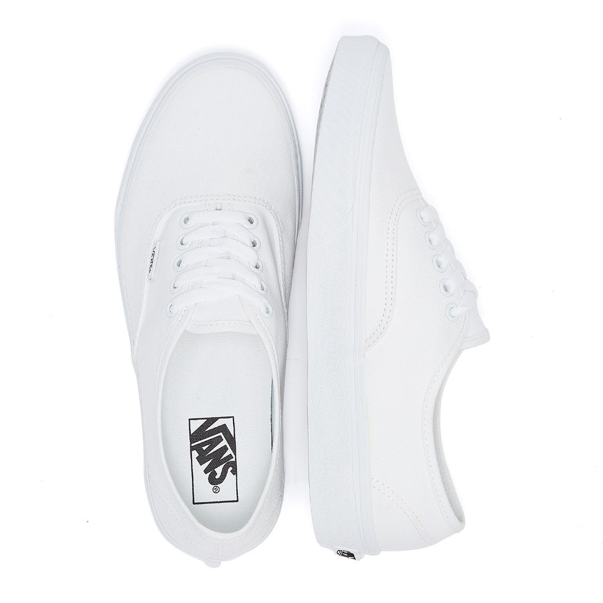 Vans Authentic Herren Weiß Canvas Turnschuhe