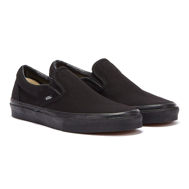 Vans Classic Slip on Damen Schwarz Canvas Turnschuhe