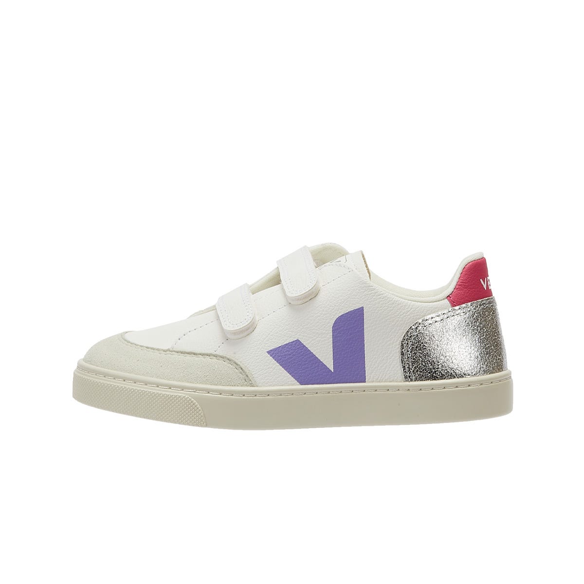 Veja V-12 Junior Extra Weiß / Multico / Silber Turnschuhe