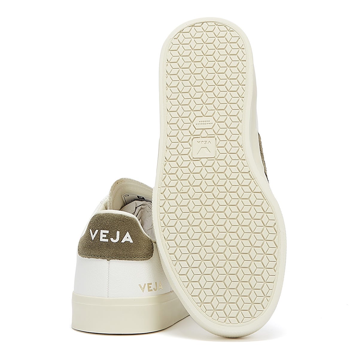 Veja Campo Herren Extra Weiß / Khaki Turnschuhe