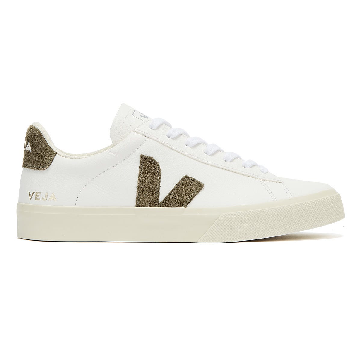 Veja Campo Herren Extra Weiß / Khaki Turnschuhe